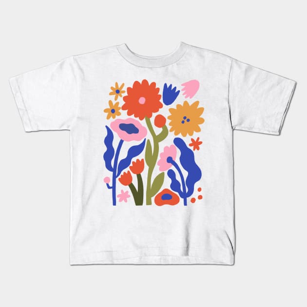 Bloom Kids T-Shirt by kranicz dodo